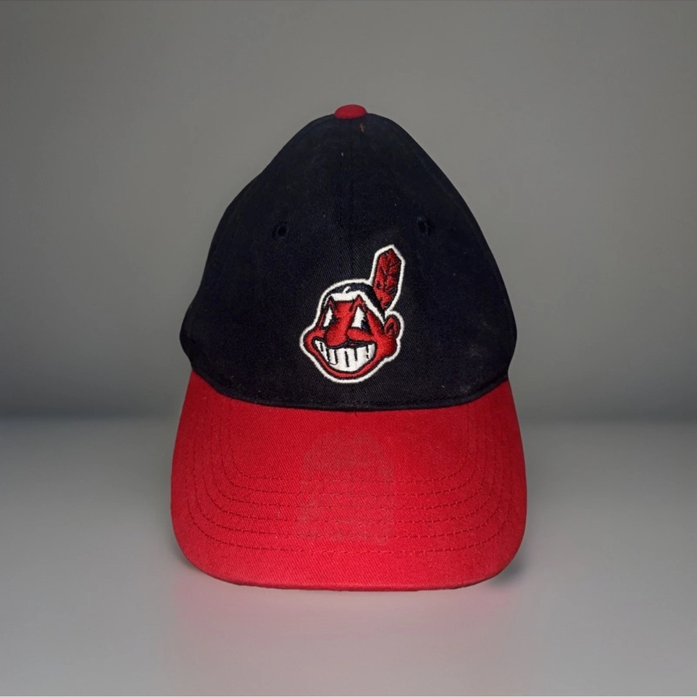 Cleveland Indians Youth Hat Strapback Baseball Team MLB Kids Chief Wahoo
